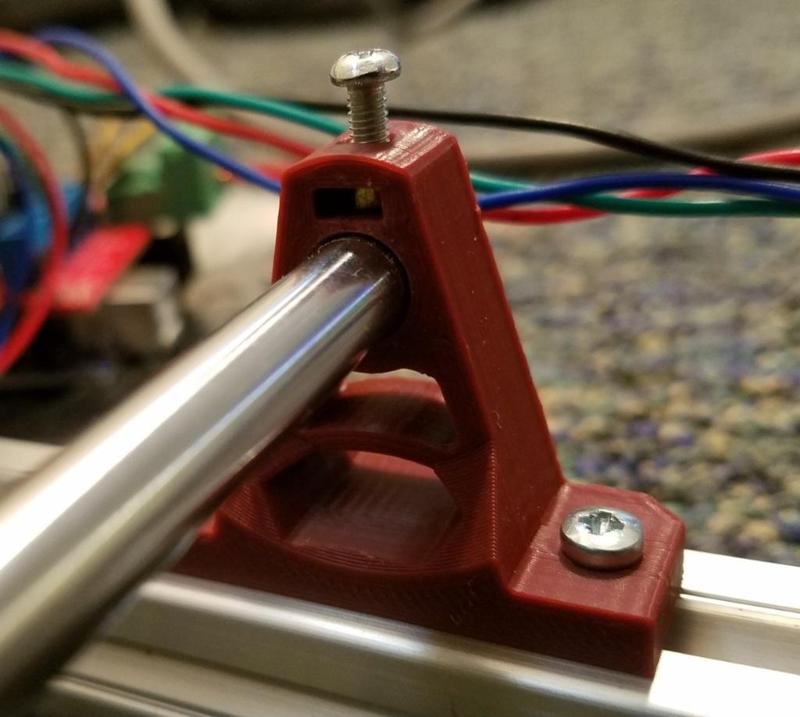 8mm Linear rod mount for 2020 extrusion