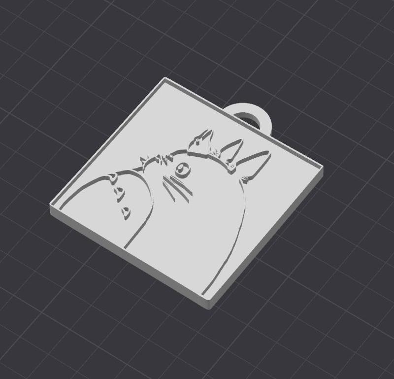 Totoro Keychain