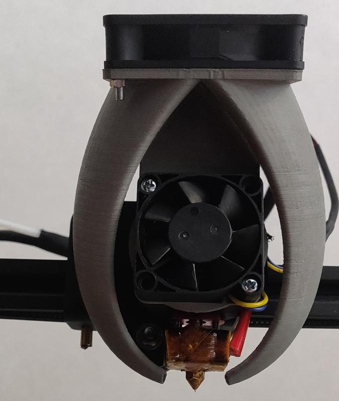 Fanduct filament cooler for CR-10