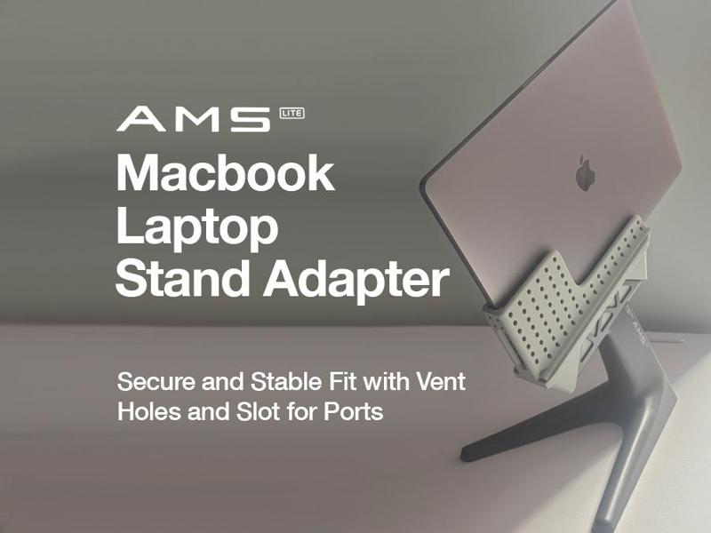 Laptop Macbook Stand Adapter AMS Lite Bambu Lab