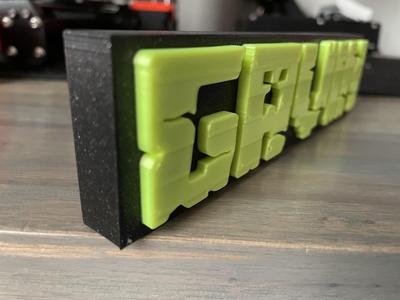 Gavin Minecraft Creeper Nametag