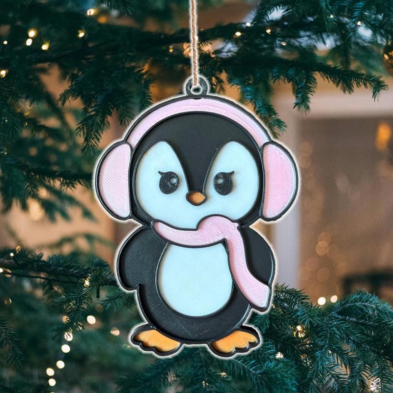 Christmas Chilly Penguin Tree Ornament