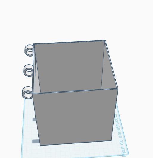 boite ouvrable 150 x 150 x 150 mm