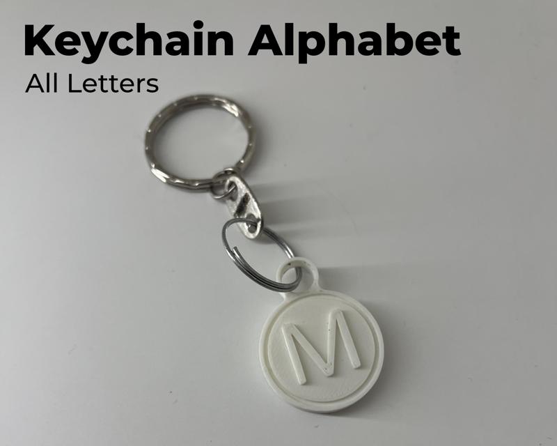 Keychain Alphabet
