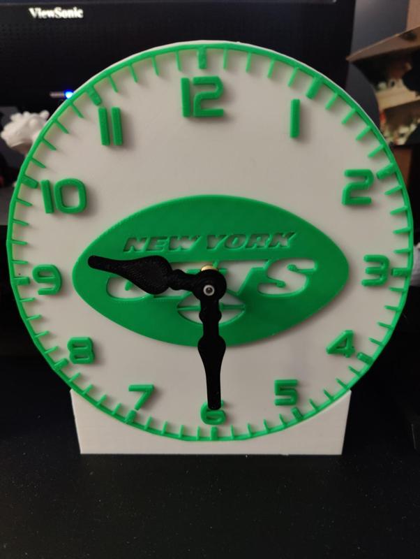 New York Jets Desk Clock