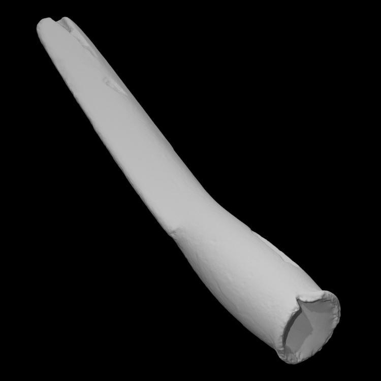 Alate-stemmed stone pipe