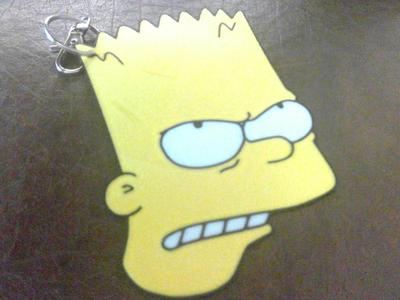 Bart Simpson Keychain