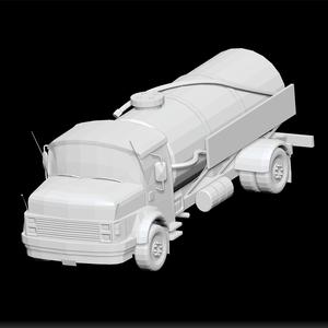 Truck - water truck - lorry  vehicle