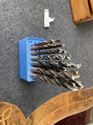 Gridfinity drill bit holder