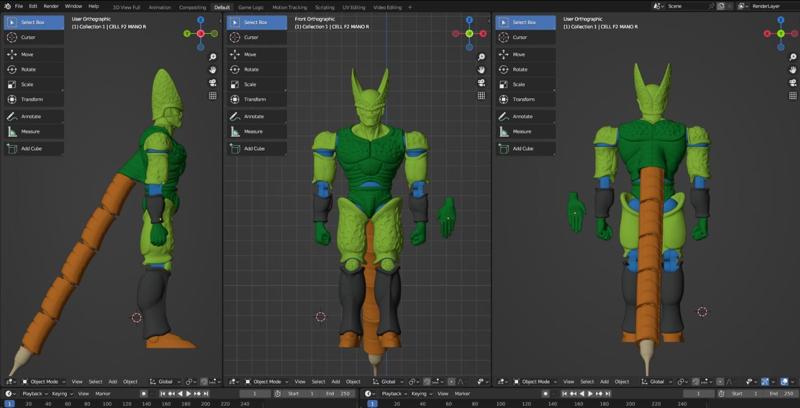 Cell Second Form action figure