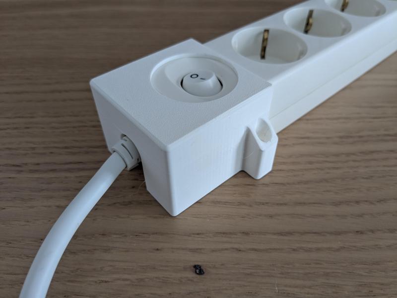 Ikea KOPPLA outlet power strip mounting bracket
