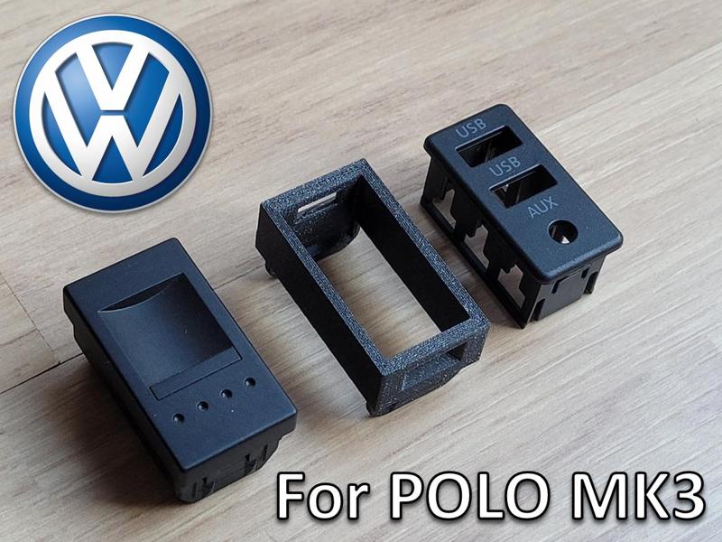 Volkswagen Polo Mk3 - Accessory adaptor - USB + AUX ports