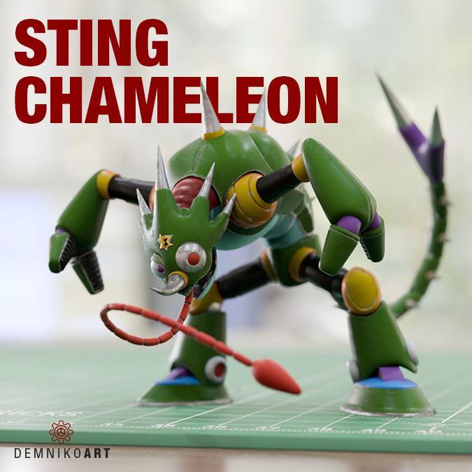 Sting Chameleon from Mega Man X