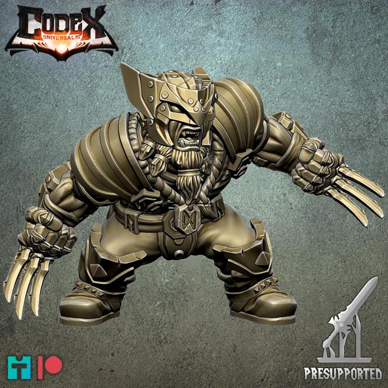Dwogan Mithrilclaw raging