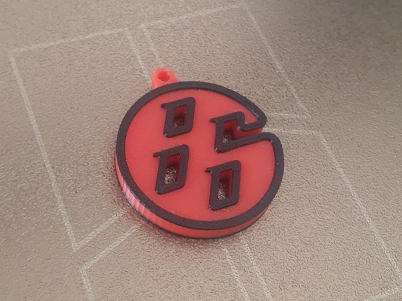 Keychain GT86 Logo Double Face 