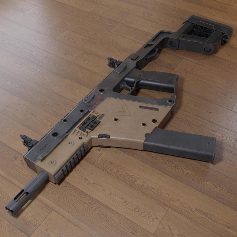 Kriss Vector SMG (PropGun) 1/1 Size