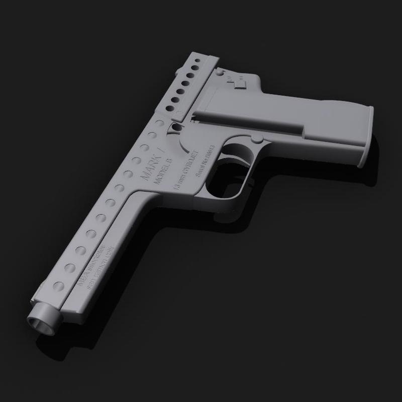 MBA Gyrojet Mark 1 (PropGun) 1/1 size