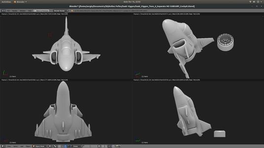 Toy plane - Saab Viggen