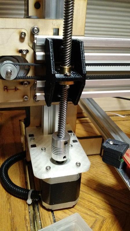 Easy lead screw conversion for Makerfarm i3v