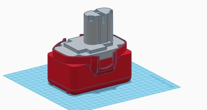 Li-Ion case for MAKITA 8391DWPE PA18 18V Drill