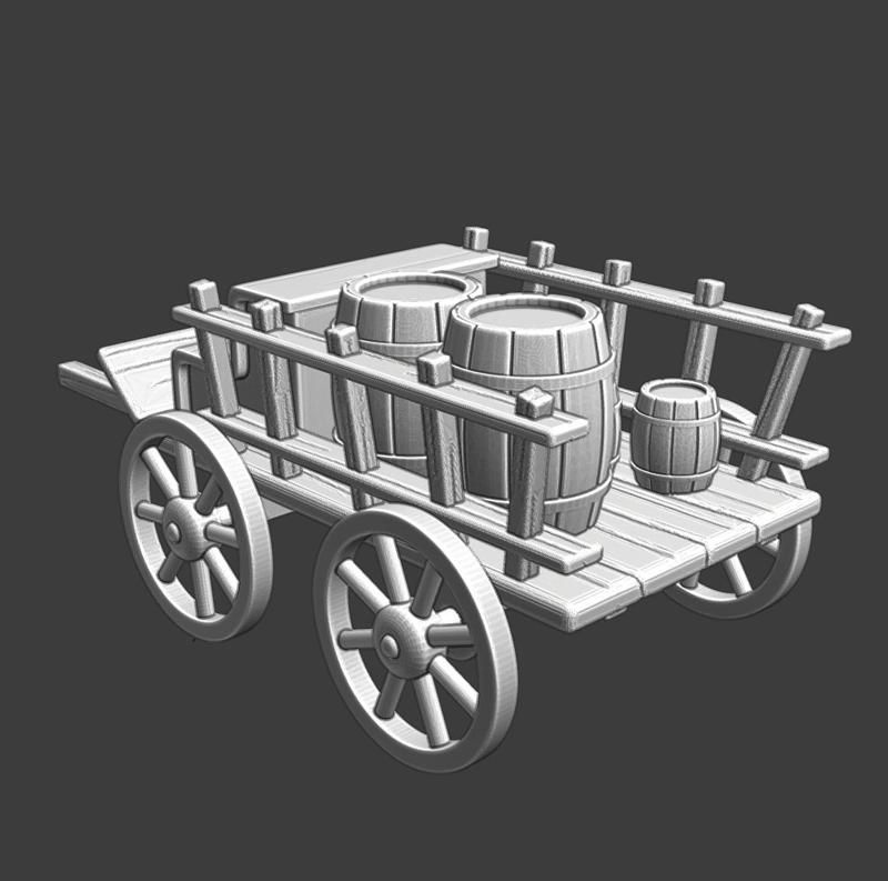 Medieval Wine Wagon