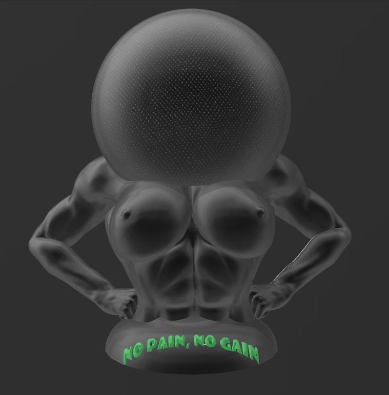 Suporte Alexa Echo Dot 4a e 5a Geração Girl Bodybuilding Gym