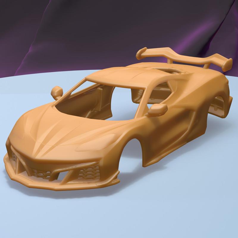 CHEVROLET CORVETTE Z06 2023 (1/24) printable car body
