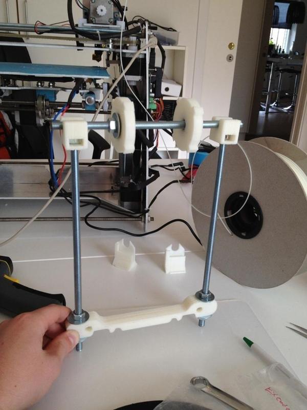 Orca reel holder for supply3dpla reels