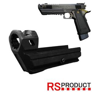 Compensator Hi-Capa 5.1 inch only Marui Gold Match Pit Viper Marui Gas Gun 20mm rail compatible Gas Gun Marui Custom Parts Accessories Silencer Suppressor Muzzle Brake Original Parts 3D Printer CS20