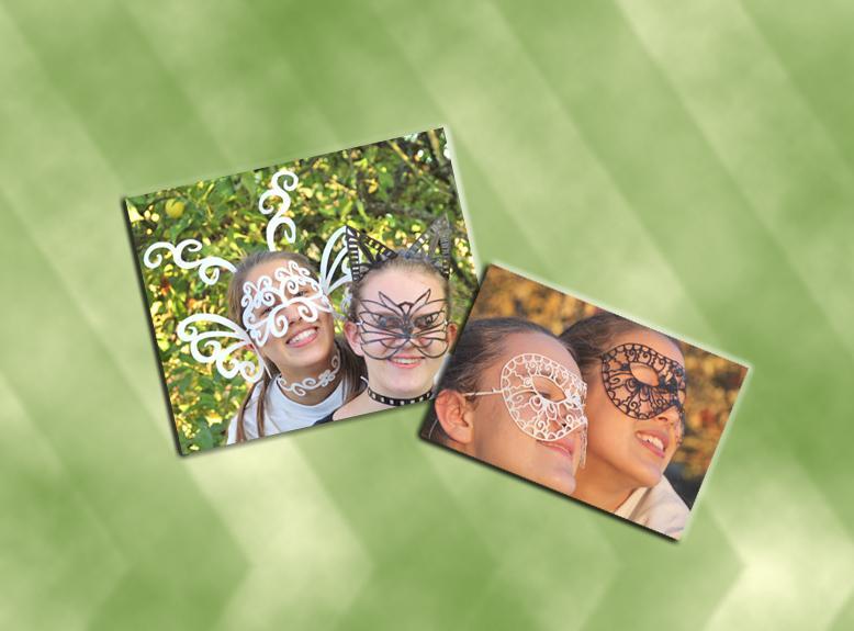 Art Masks and Accessories: tutorial on turning 2D art into 3D printed objects