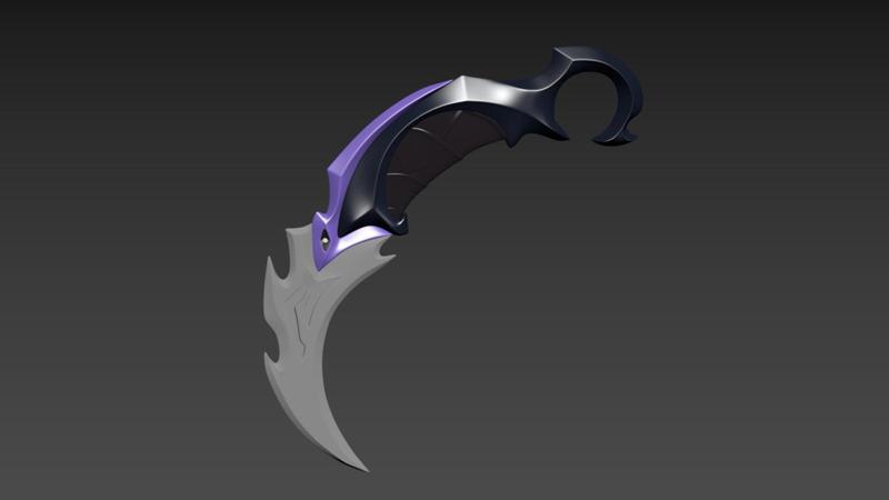 Reaver 2.0 karambit valorant knife