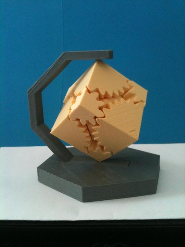 Stand for Emmett's Cube Gears