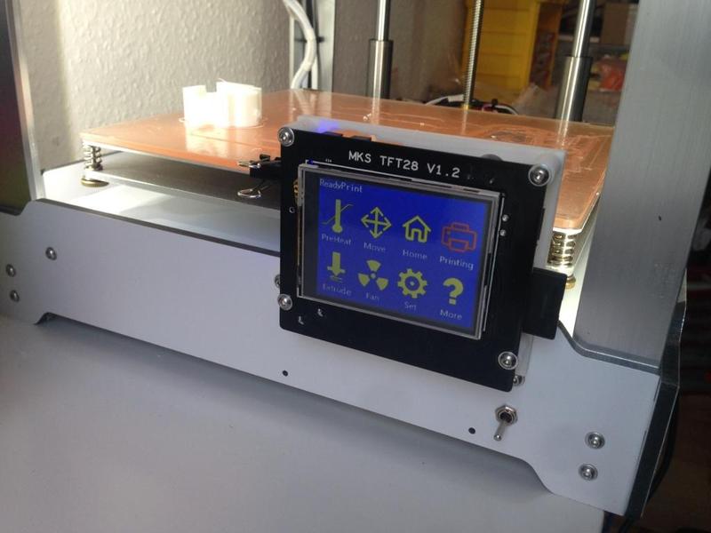 MKS TFT28 LCD mountplate