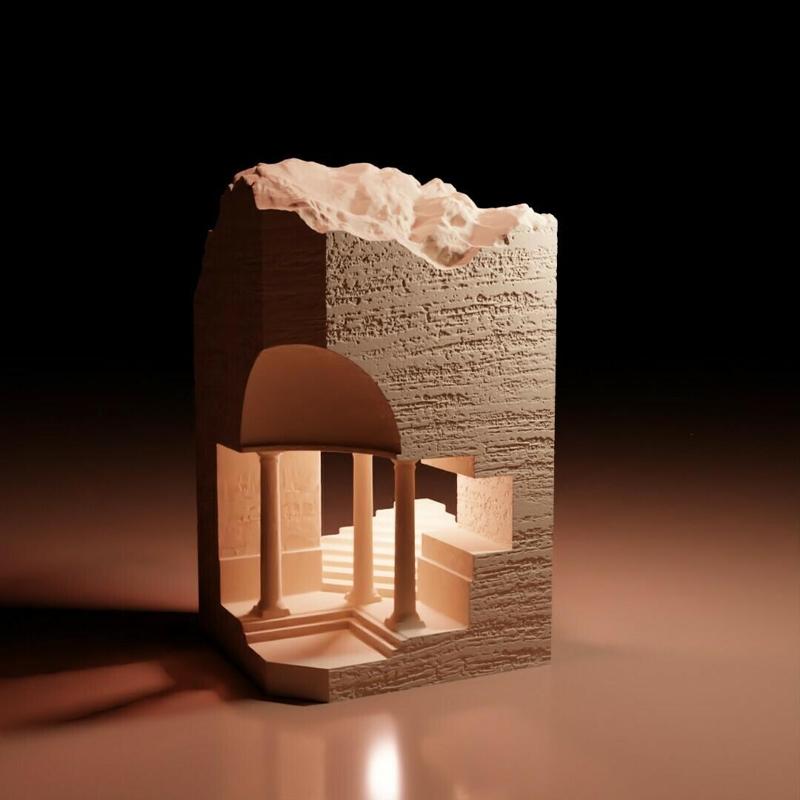 Petra Sculpture Lamp