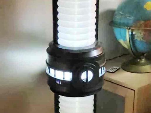 5 foot warp core lamp