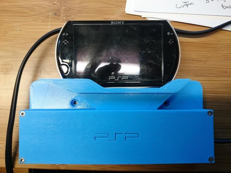 PSP GO wall mount charger with cable management