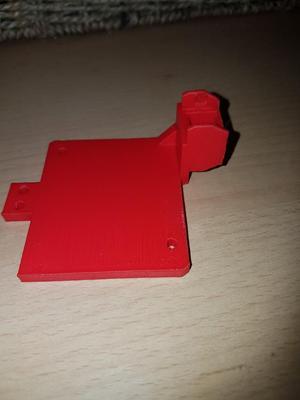 A6 Part Cooling Fan Mount Plate with Cable Chain Connector