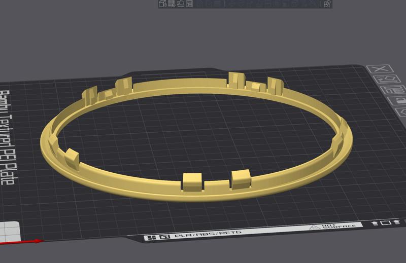 VW T4 Front door speaker cover 187x187 mm