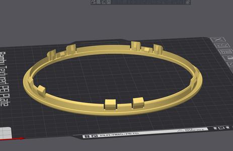 VW T4 Front door speaker cover 187x187 mm