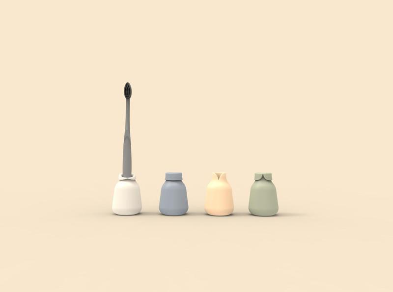 Family customisable toothbrush holder
