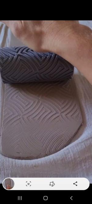 ceramic texture roller