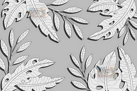 Tropical Leaves relief 2