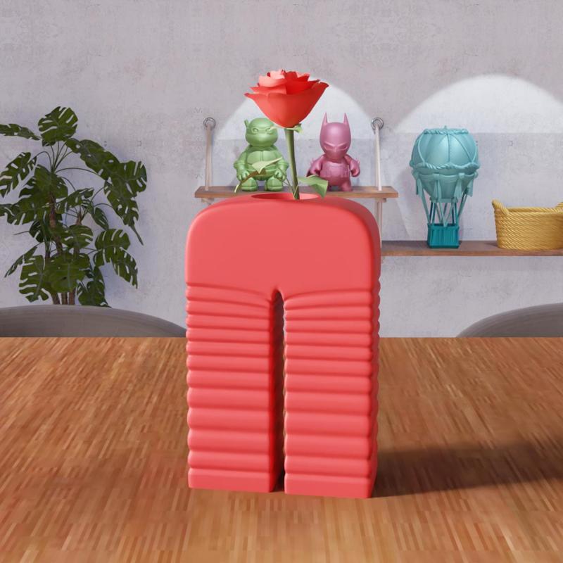 3D Modern Vase STL File - 356