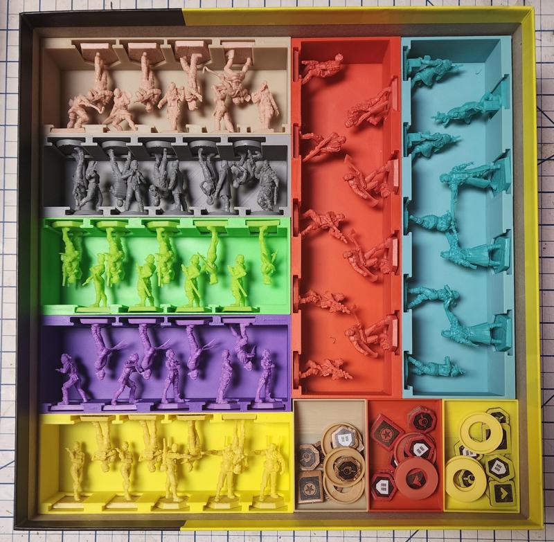 Insert for Retail Cyberpunk 2077 Gangs Of Night City Board Game + Families And Outcasts Expansion