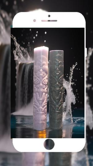 3D Model of a Candle Base Inspired by Persian Art