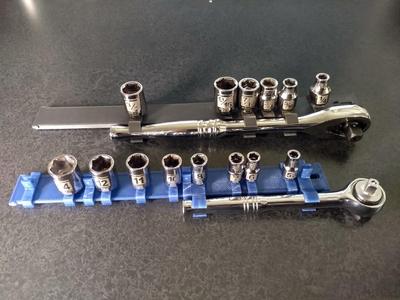 Socket Rail Clips Incl. 1/2"