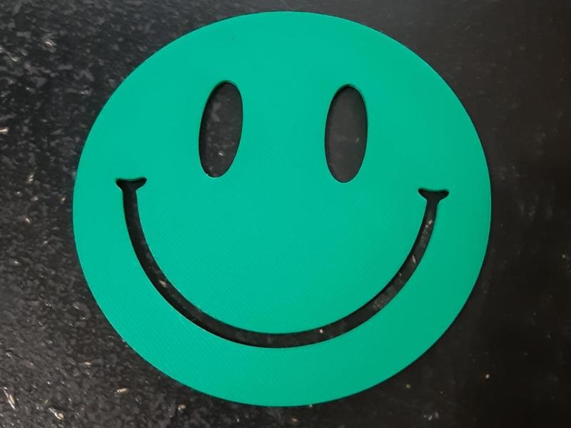 Smiley Face Stencil