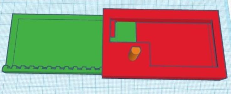 Sliding variable capacitor