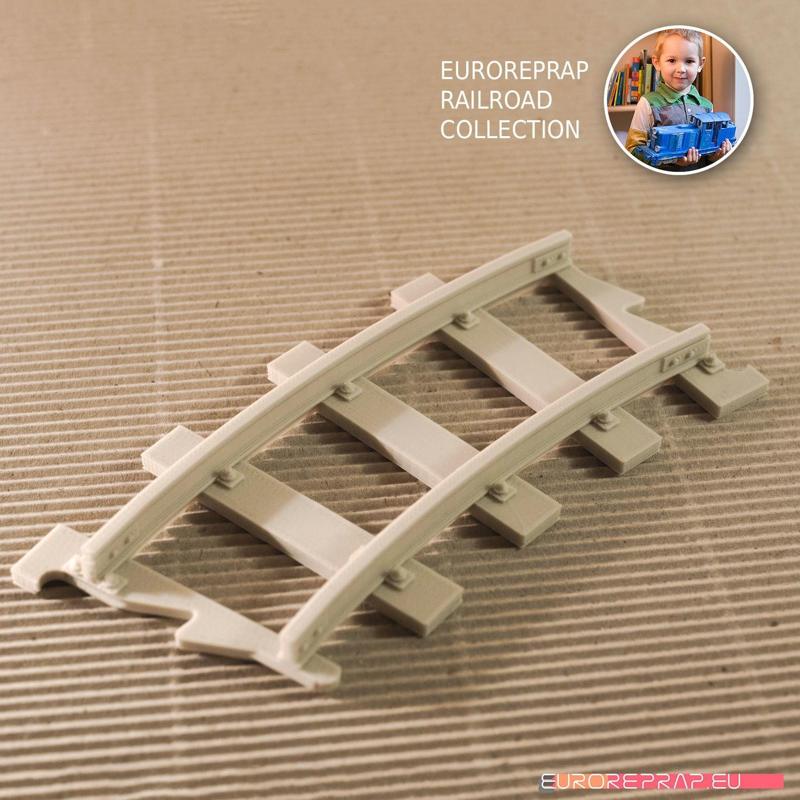 Curved Track (No2) - Euroreprap Railroad System
