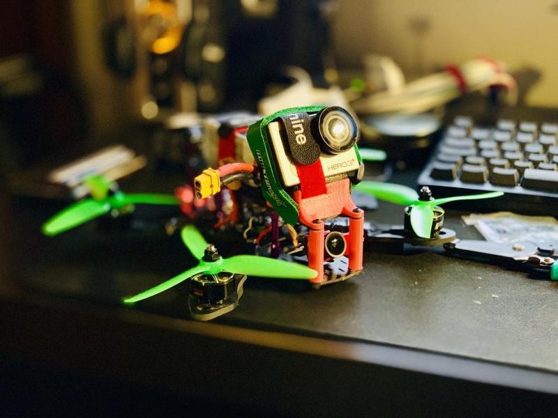 Martian 2 GoPro Hero mount - 25º tilt